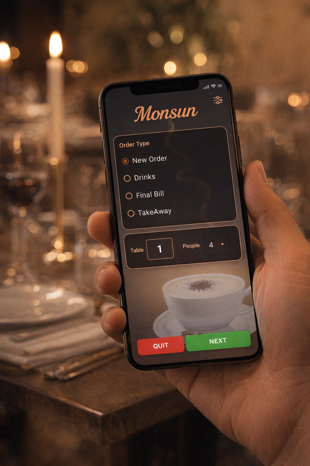 RestTech EPOS on mobile